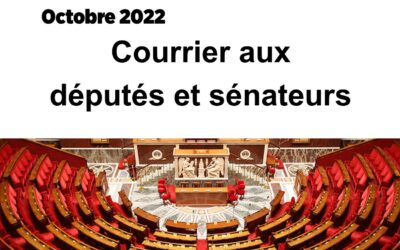 Courrier aux députés et sénateurs