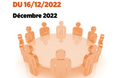 Conseil d’Administration (16/12/2022)