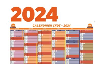 Calendrier CFDT 2024