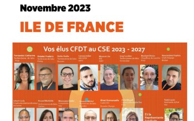 Vos représentants au CSE de l’EFS Ile-de-France