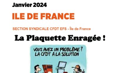La Plaquette Enragée IDF janvier 2024