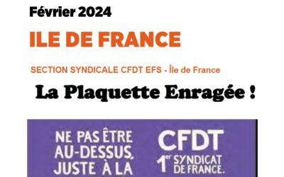 La Plaquette Enragée IDF février 2024
