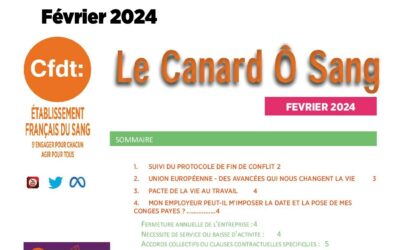 LE CANARD Ô SANG février 2024