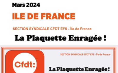 La Plaquette Enragée IDF mars 2024
