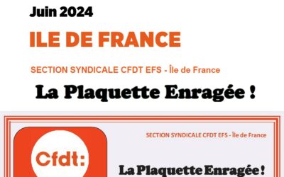 La Plaquette Enragée IDF juin 2024