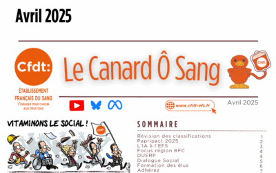 LE CANARD Ô SANG avril 2025