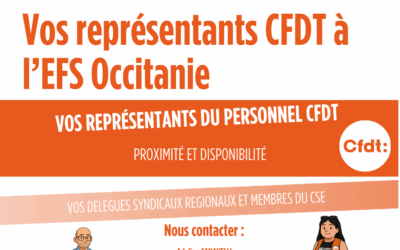 Vos représentants CFDT en Occitanie