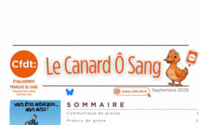 LE CANARD Ô SANG septembre 2025